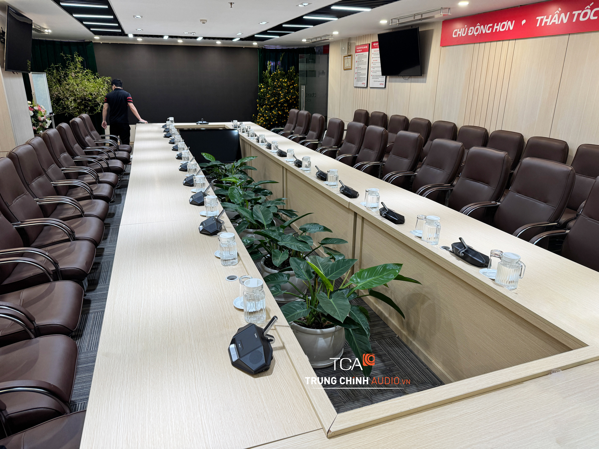 Âm thanh phòng họp văn phòng Viettel CHT tại Hapulico