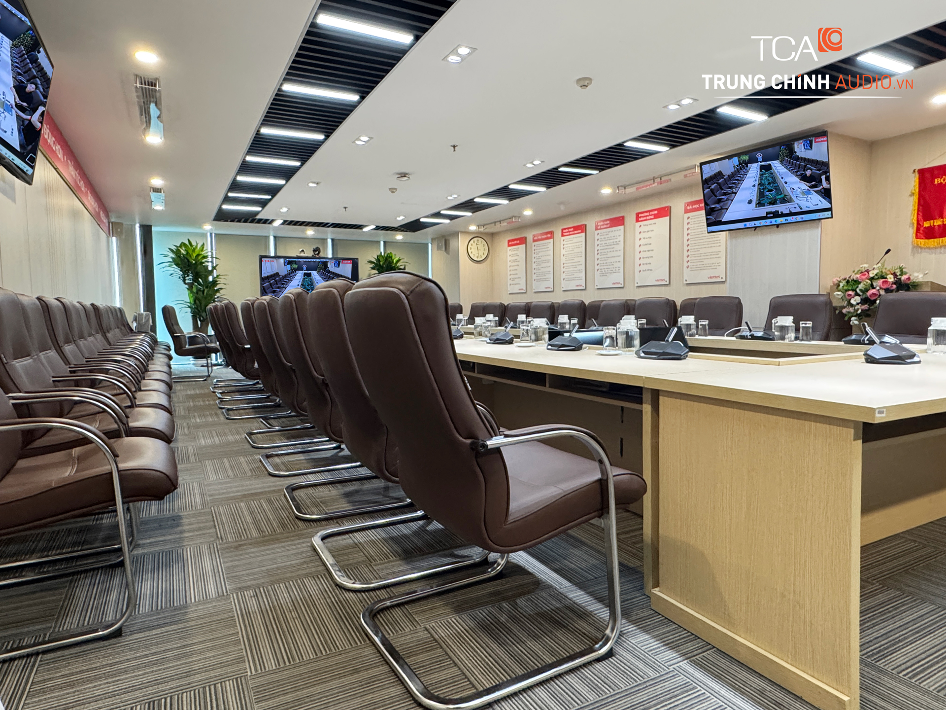 âm thanh phòng họp Viettel IDC Hapulico