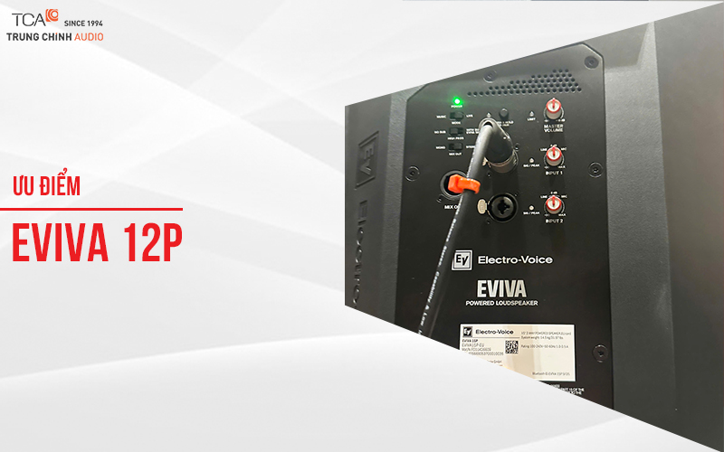 Ưu điểm của loa EV EVIVA 12P