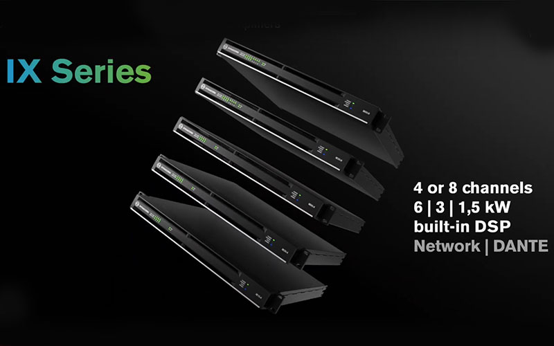 5 model bộ khuếch đại IX Series Dynacord