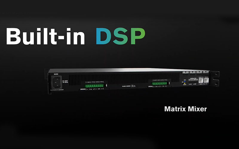 Bộ xử lý DSP trang bị cho IX Series Dynacord