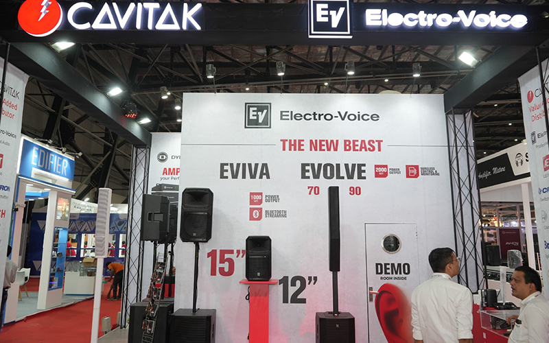 Evolve 70 &90 tại gian hàng của Electro-Voice