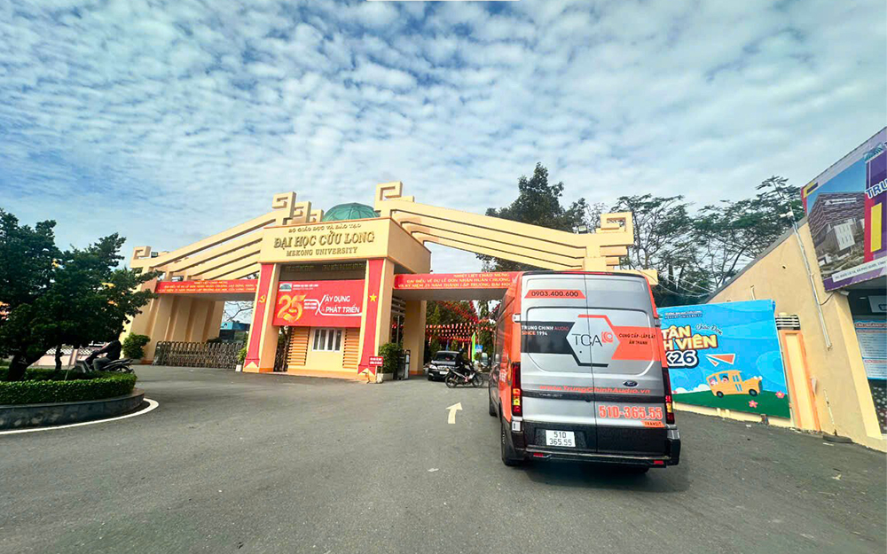 TCA lắp đặt hệ thống âm thanh giảng đường Trường đại học Cửu Long