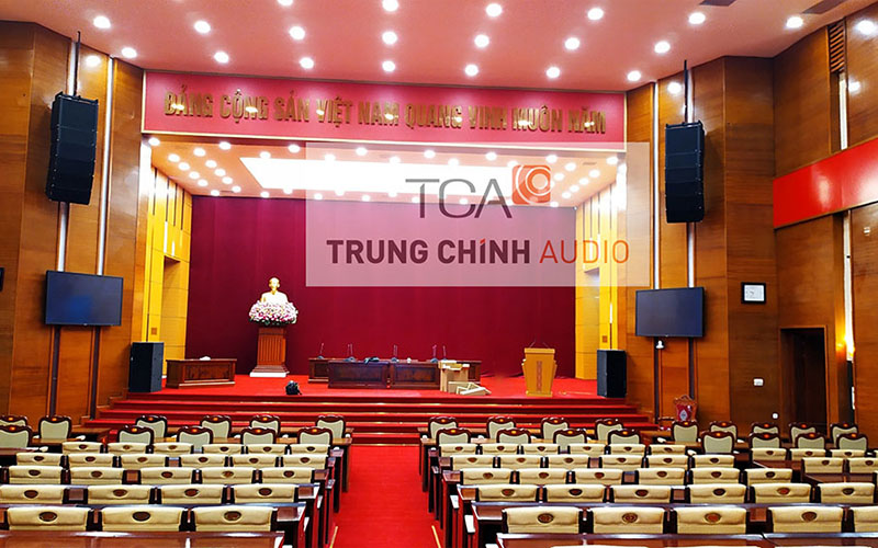 Trung Chính Audio lắp đặt thiết bị âm thanh hội trường