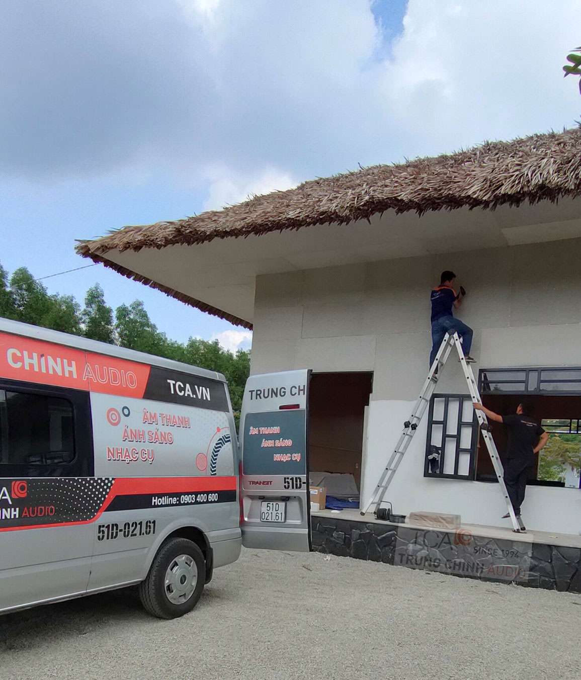 Âm thanh nhà chùa Viên Tuệ - Vũng Tàu: loa hội trường, thông báo