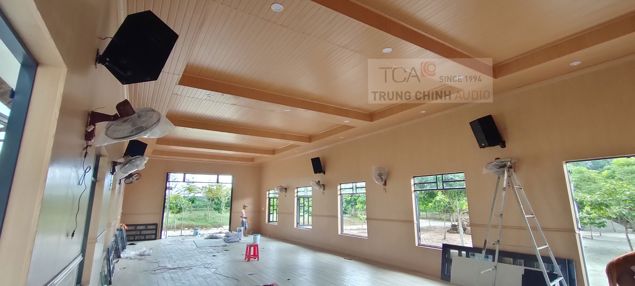 Âm thanh nhà chùa Viên Tuệ - Vũng Tàu: loa hội trường, thông báo