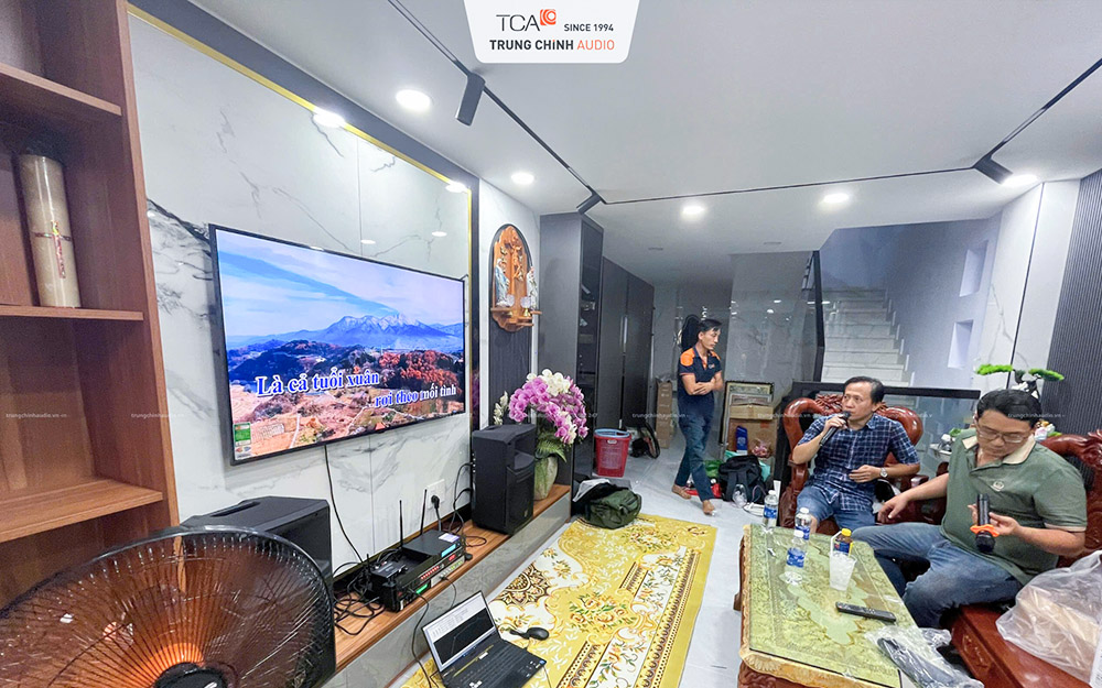 TCA Trung Chính Audio lắp đặt dàn karaoke gia đình chuyên nghiệp tại TP.HCM