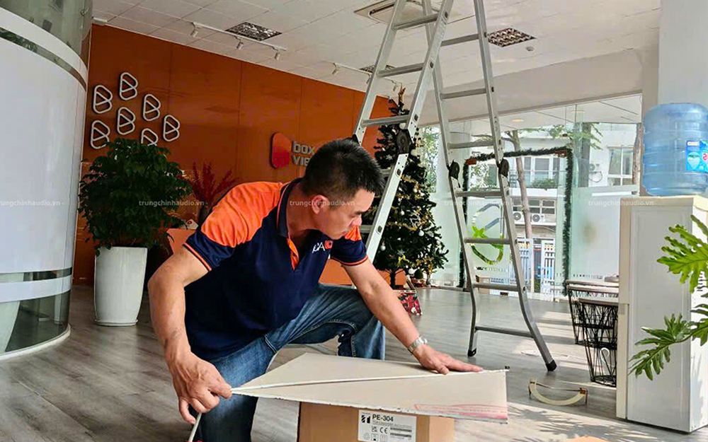 Lắp đặt hệ thống âm thanh thông báo TOA tại Công ty Cổ phần Box Việt Nam