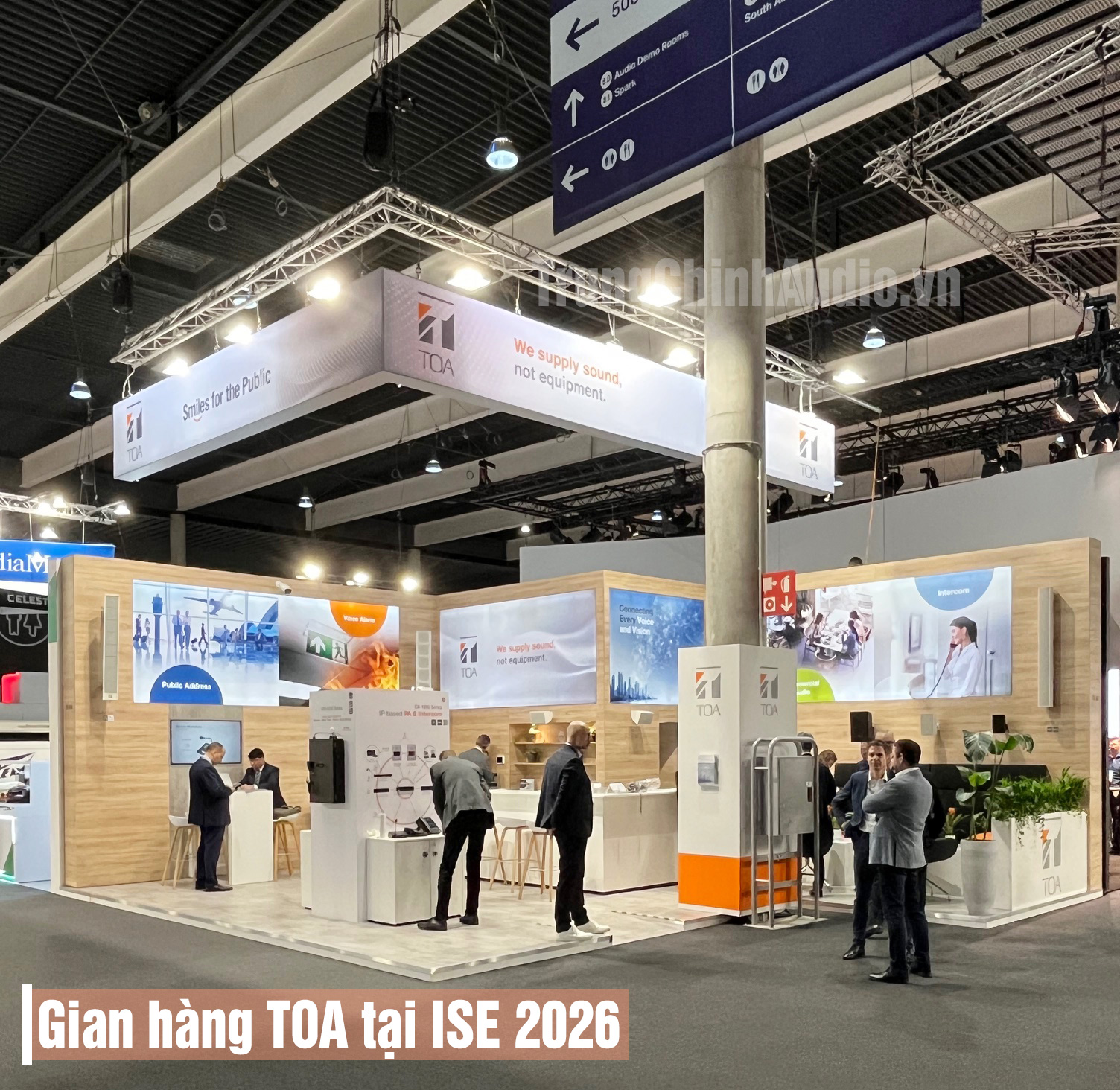Gian hàng triển lãm TOA tại ISE 2026