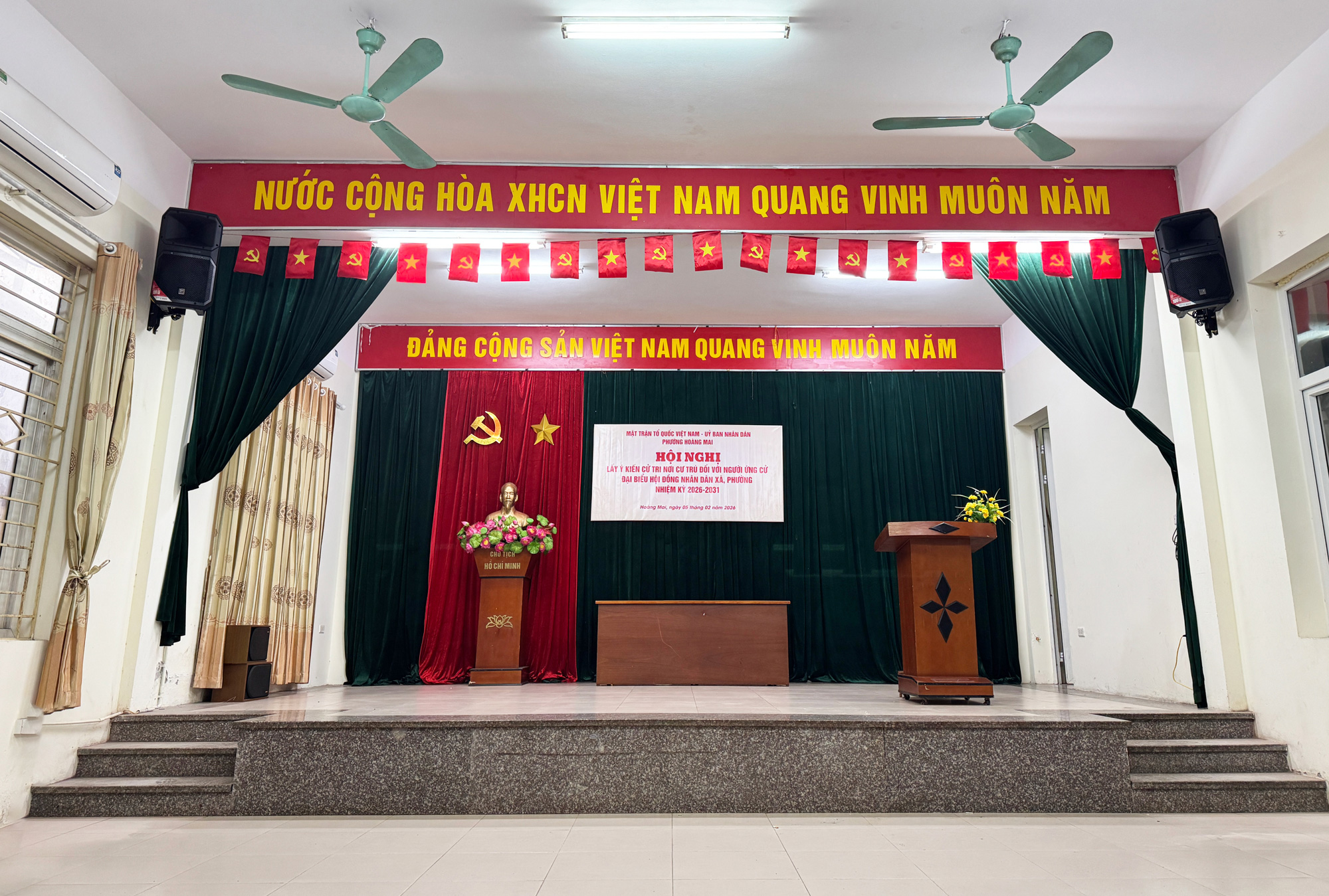 âm thanh hội trường nhà văn hóa tổ dân phố thịnh liệt