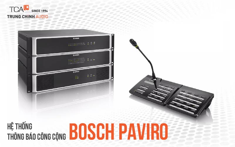 Hệ thống thông báo công cộng Bosch Paviro