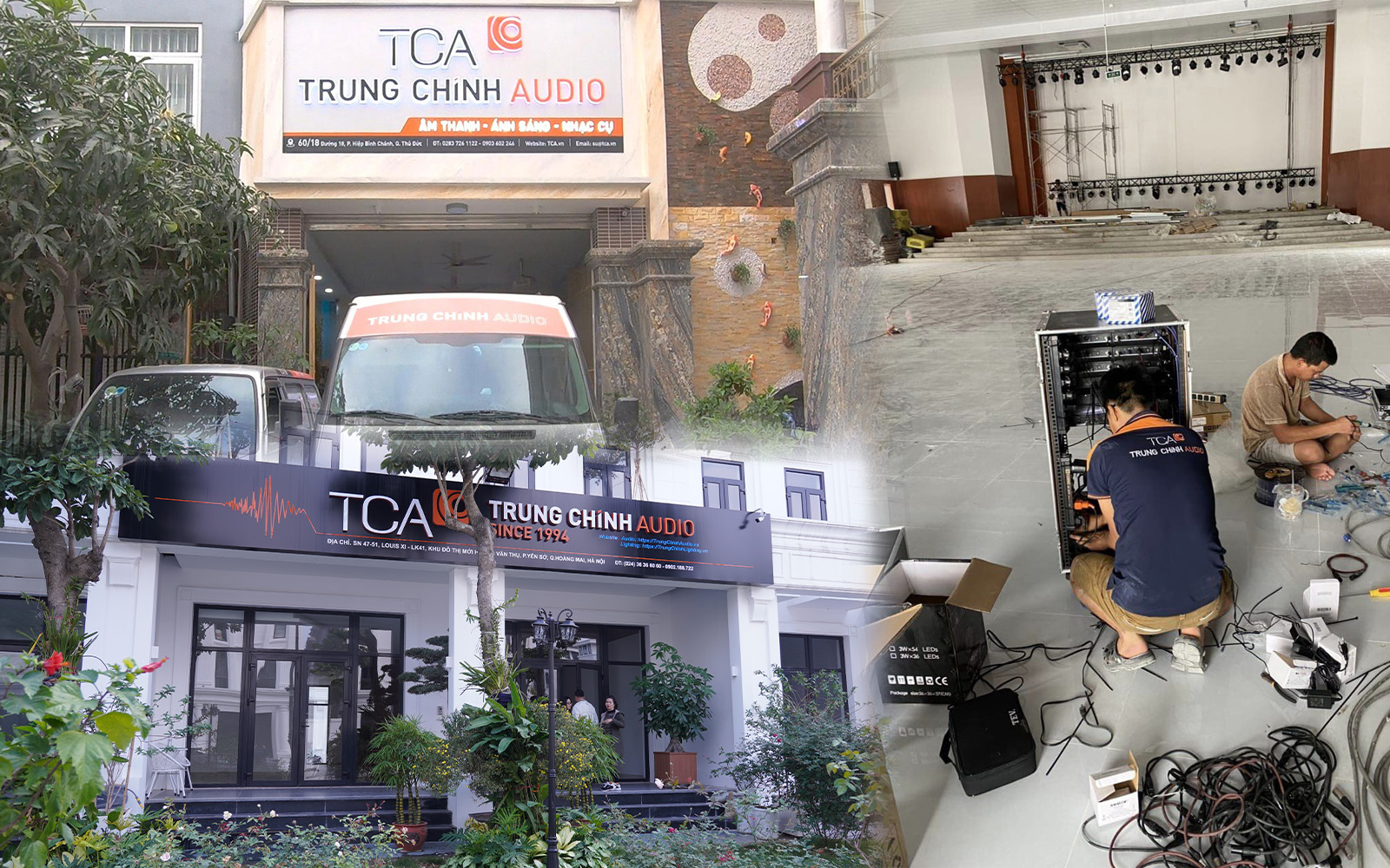 Kỹ thuật viên thi công tại TCA