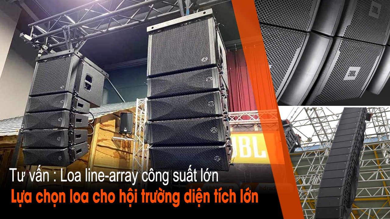 Chọn hệ thống âm thanh hội trường vừa và lớn