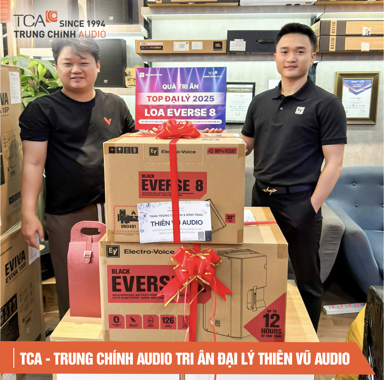 TCA – Trung Chính Audio tri ân đại lý Thiên Vũ