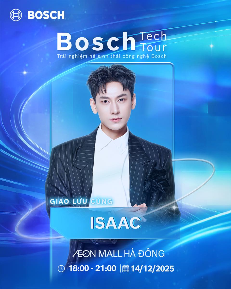 isaac tại bosch tech tour 2025