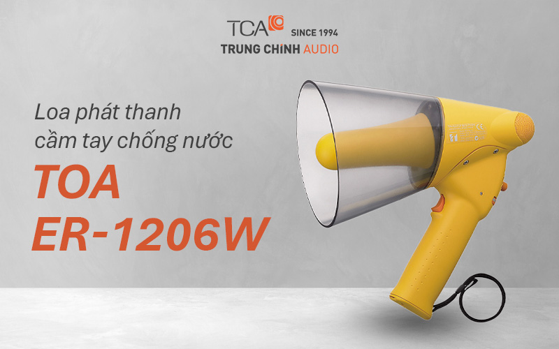 Loa phát thanh cầm tay chống nước TOA ER-1206W