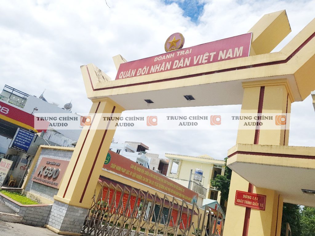 TCA lắp đặt âm thanh hội thảo cho quân khu K690 quận Gò Vấp