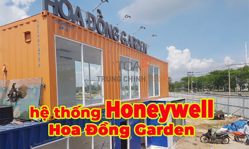 Hệ thống âm thanh thông báo Honeywell phát nhạc nền tại Hoa Đồng Garden