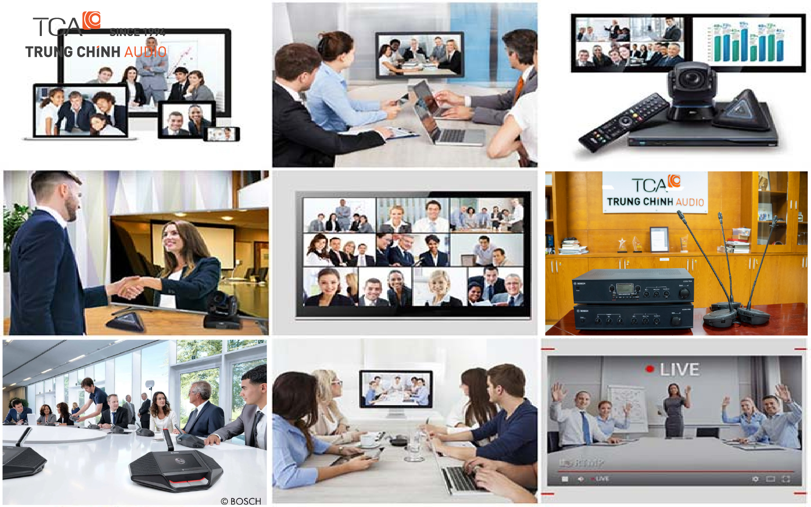 Tính năng của giải pháp hội nghị tích hợp camera