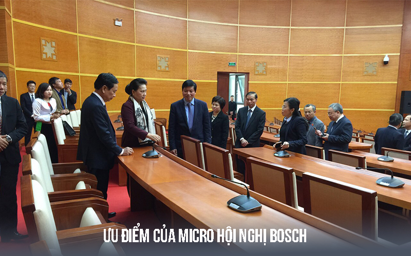 Ưu điểm của micro hội nghị Bosch