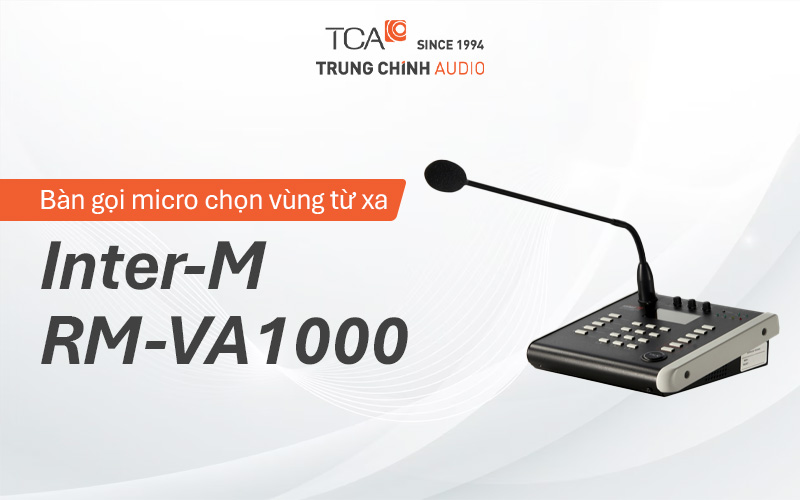 Bàn gọi micro chọn vùng từ xa Inter-M RM-VA1000