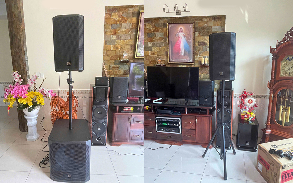 Loa Electro-Voice Everse 12 và loa Sub EVIVA 18SP