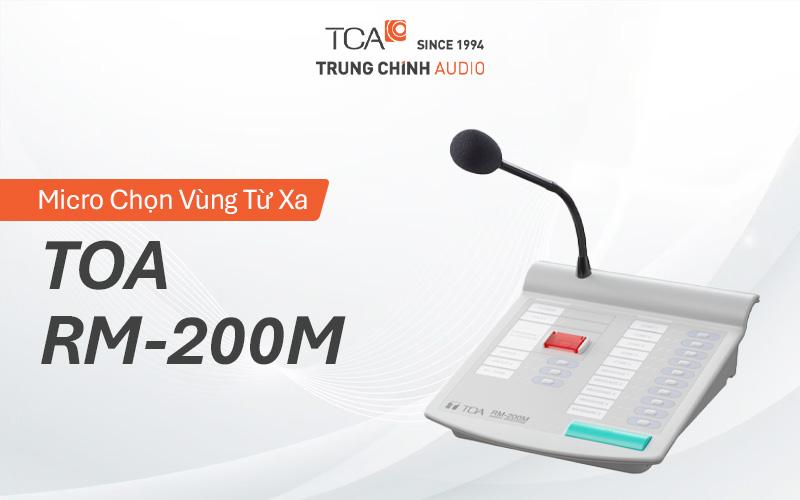 Micro chọn vùng từ xa TOA RM-200M