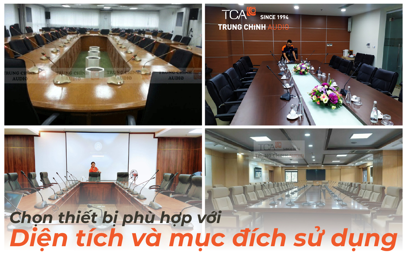Chọn thiết bị phù hợp với diện tích và mục đích sử dụng