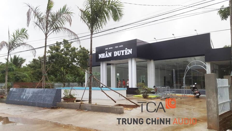 TCA hoàn thiện sân khấu cho Nhà hàng tiệc cưới Nhân Duyên tỉnh Khánh Hòa