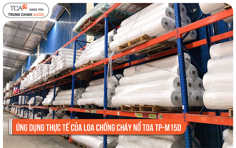 Ứng dụng thực tế của loa chống cháy nổ TOA TP-M15D