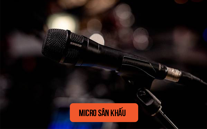 Micro sân khấu