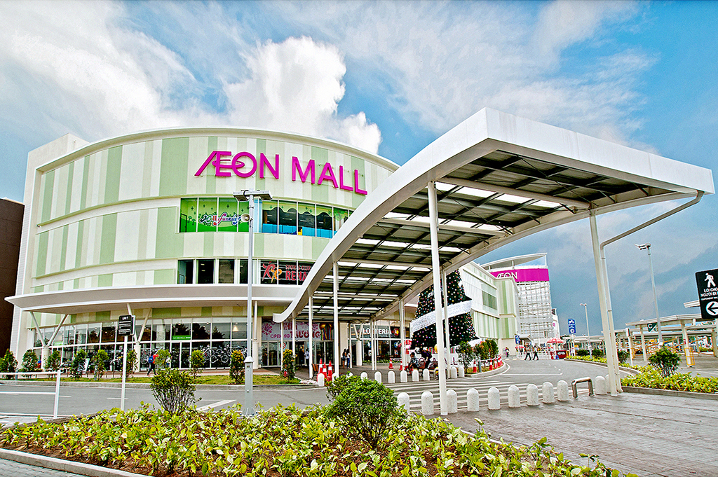 Siêu thị Aeon Mall Bình Dương sử dụng dịch vụ do TCA cung cấp