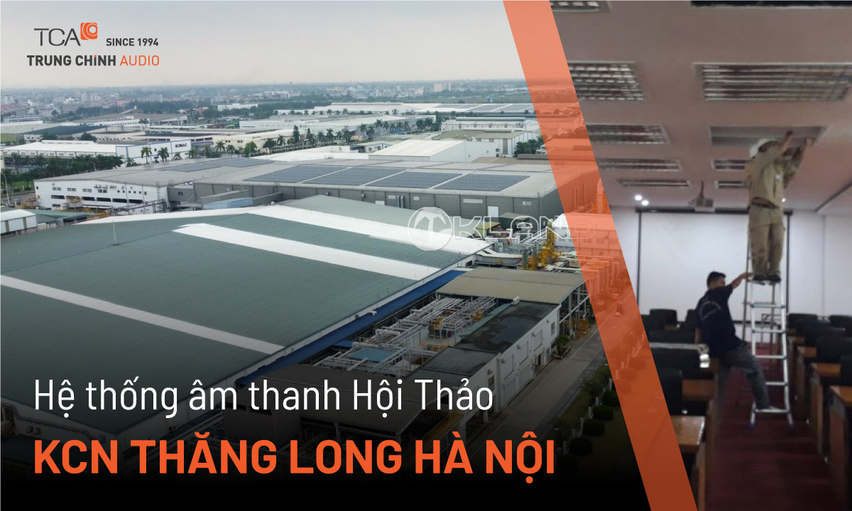 Hệ thống hội thảo không dây TOA TS-900 âm thanh phòng họp công ty: KCN Thăng Long