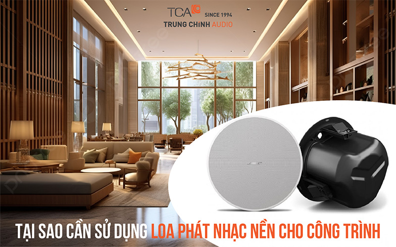 Tại sao cần sử dụng loa phát nhạc nền cho công trình