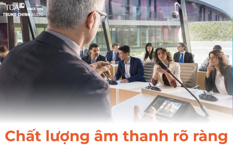 Chất lượng âm thanh rõ ràng