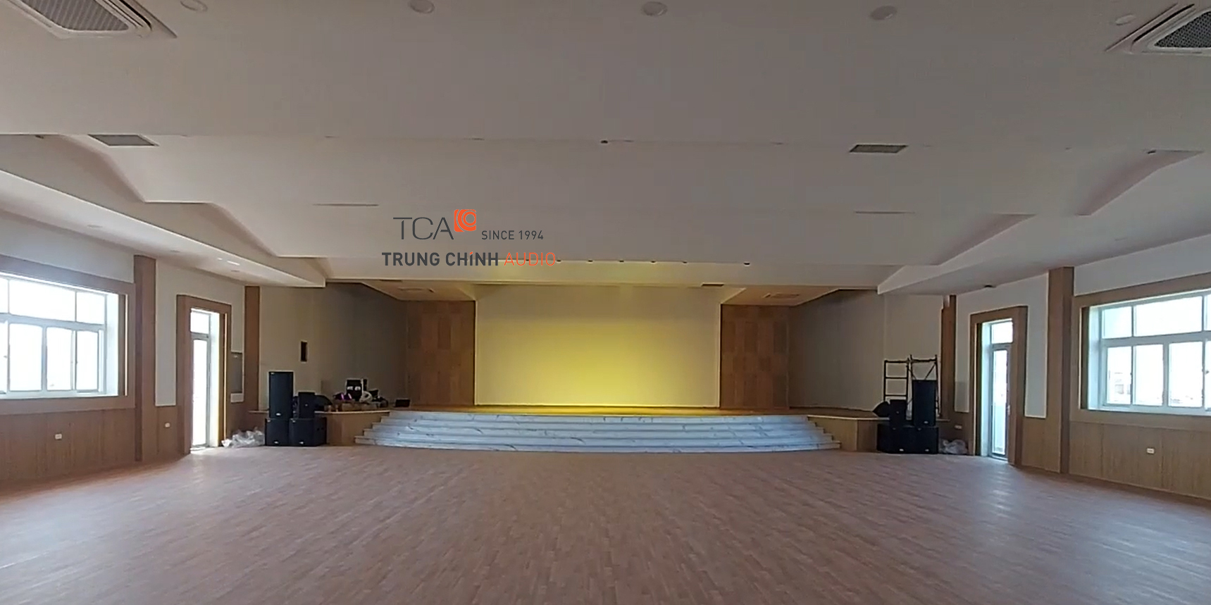 TCA -Trung Chính Audio thi công lắp đặt âm thanh sân khấu