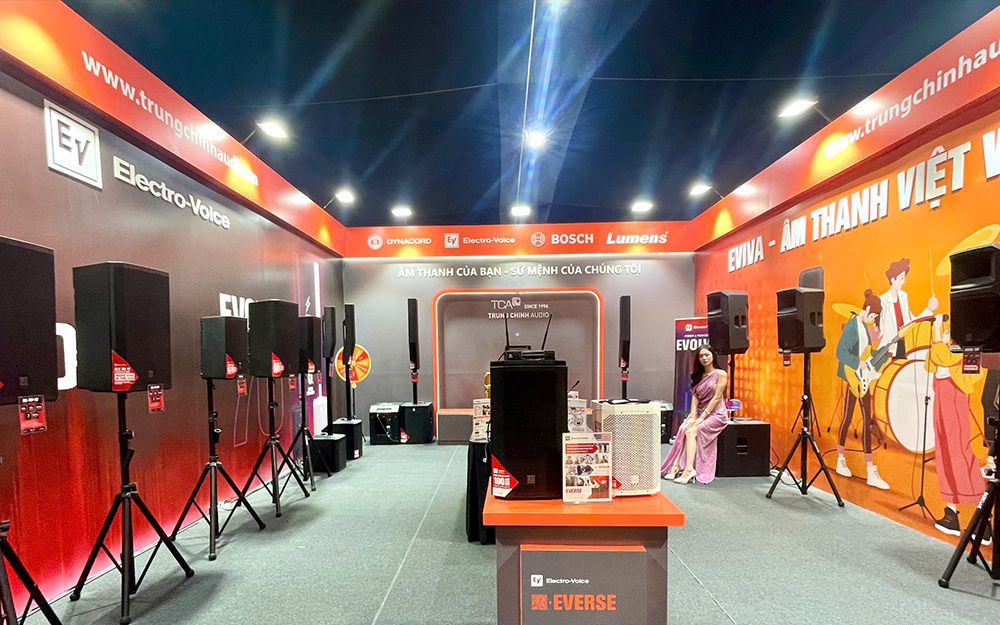 Gian hàng Trung Chính Audio tại Plase Show 2025