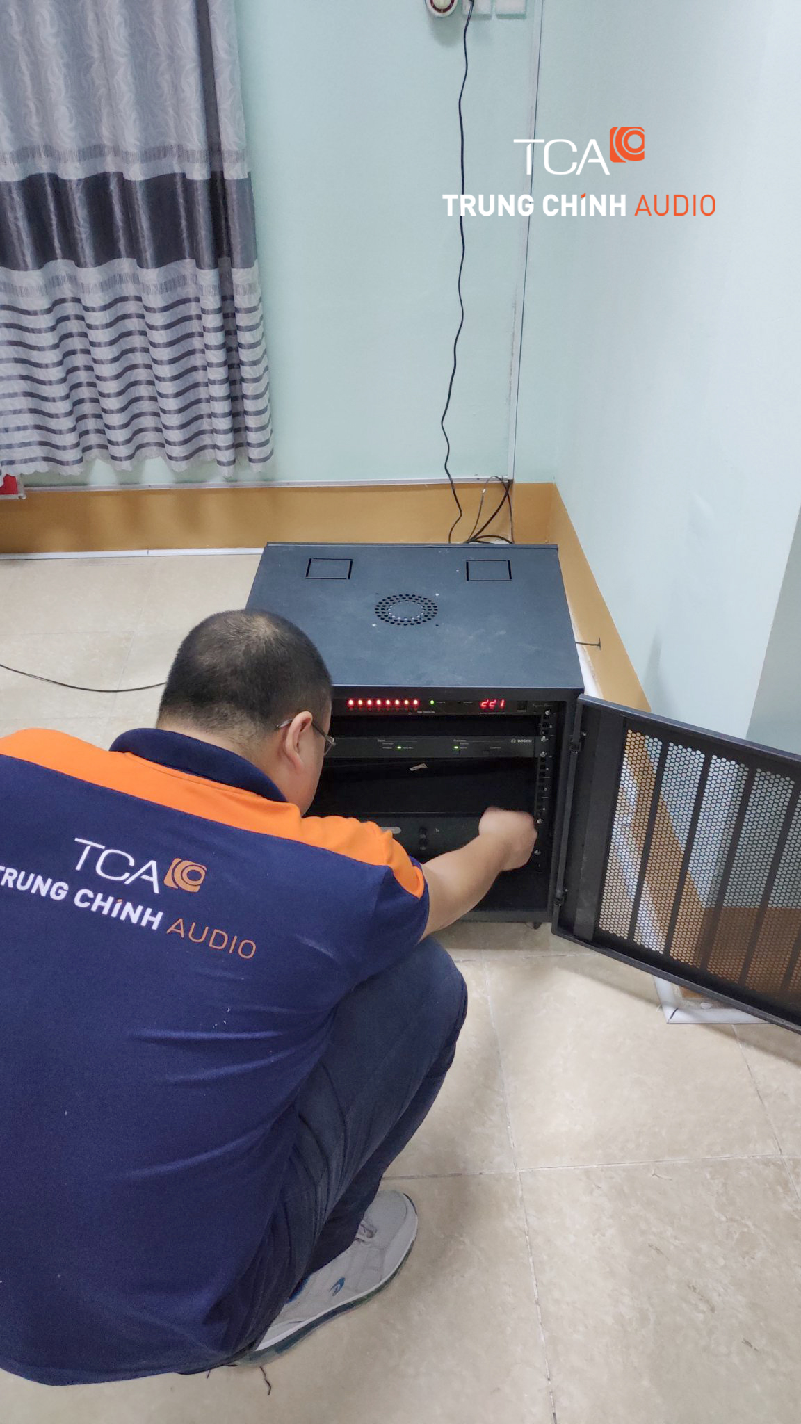 TCA lắp đặt hệ thống âm thanh Bosch tại Huyện Ủy Than Uyên Lai Châu