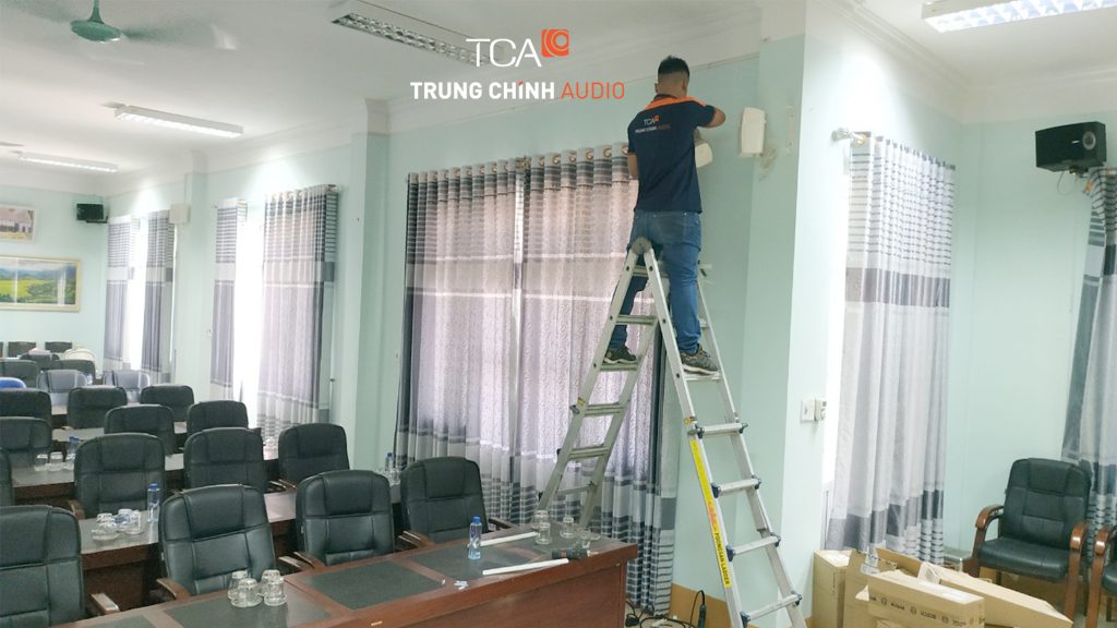 TCA lắp đặt dàn âm thanh Bosch CCS900 tại Huyện Ủy Than Uyên Lai Châu