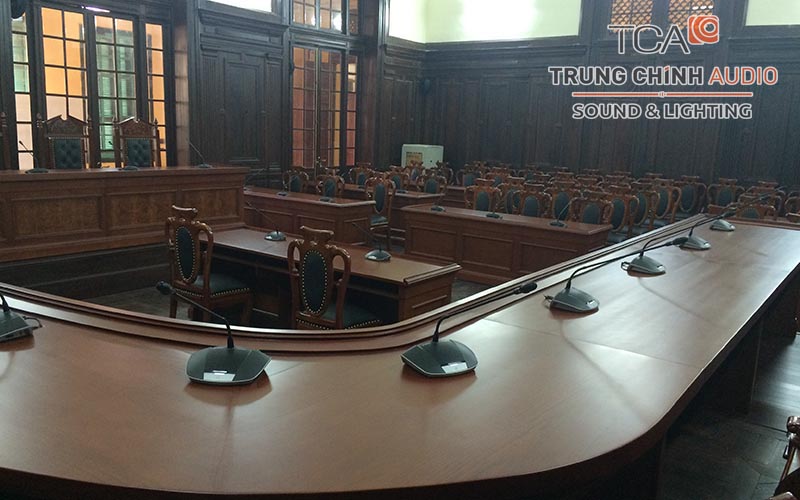 Tòa án nhân dân tối cao lắp đặt hệ thống hội thảo Bosch CCS 1000D