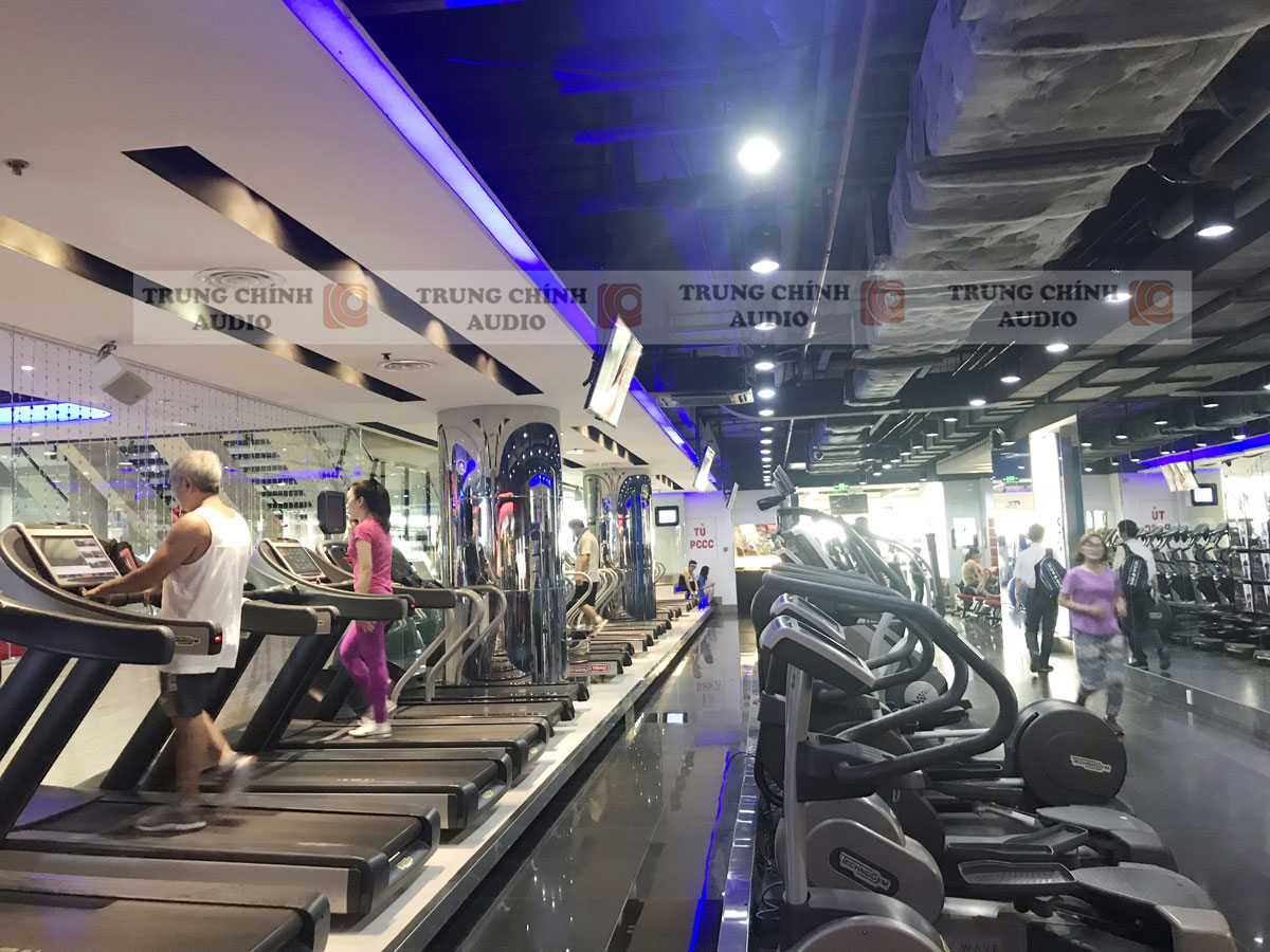 âm thanh phòng gym