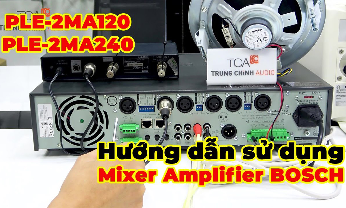 thiết lập mixer thông báo