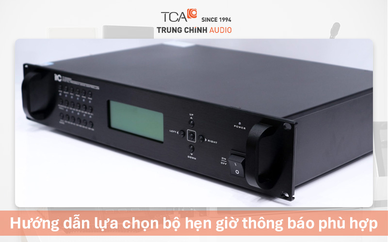 Lựa chọn bộ hẹn giờ thông báo phù hợp