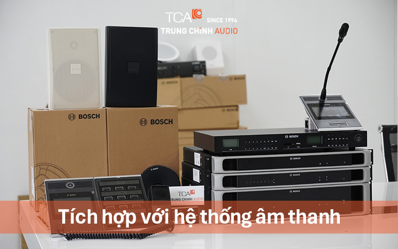 Tích hợp với hệ thống âm thanh