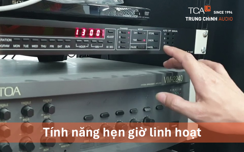 Tính năng hẹn giờ linh hoạt