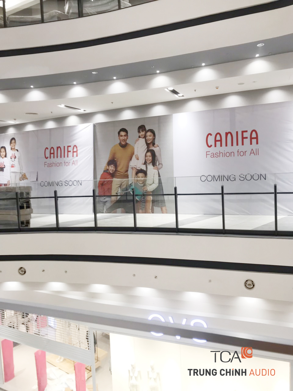 Dự án hợp tác lắp đặt dàn âm thanh cho shop thời trang Canifa Aeon Tân Phú