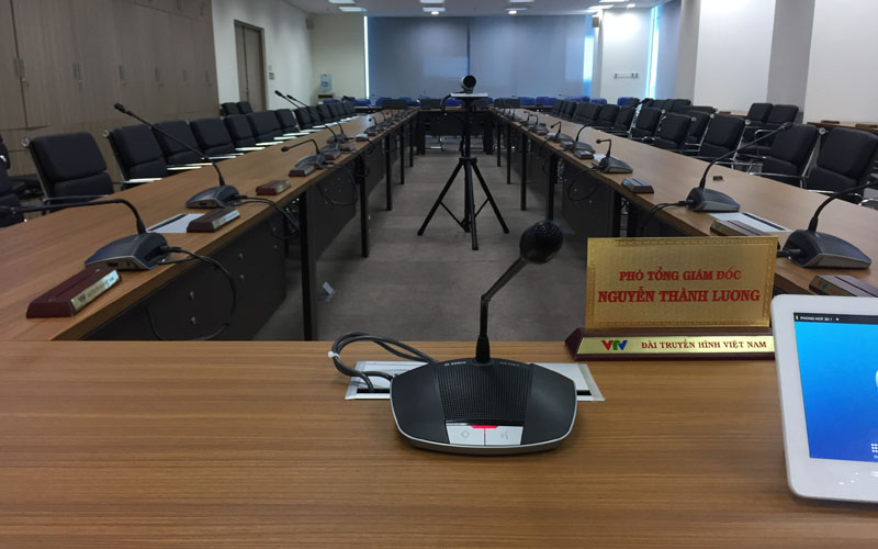 Ứng dụng hệ thống hội thảo BOSCH CCS 1000D cho Đài Truyền Hình Việt Nam