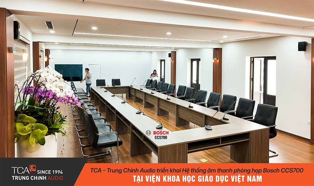 Hoàn thiện Bosch CCS700 tại Viện Khoa học Giáo dục Việt Nam 