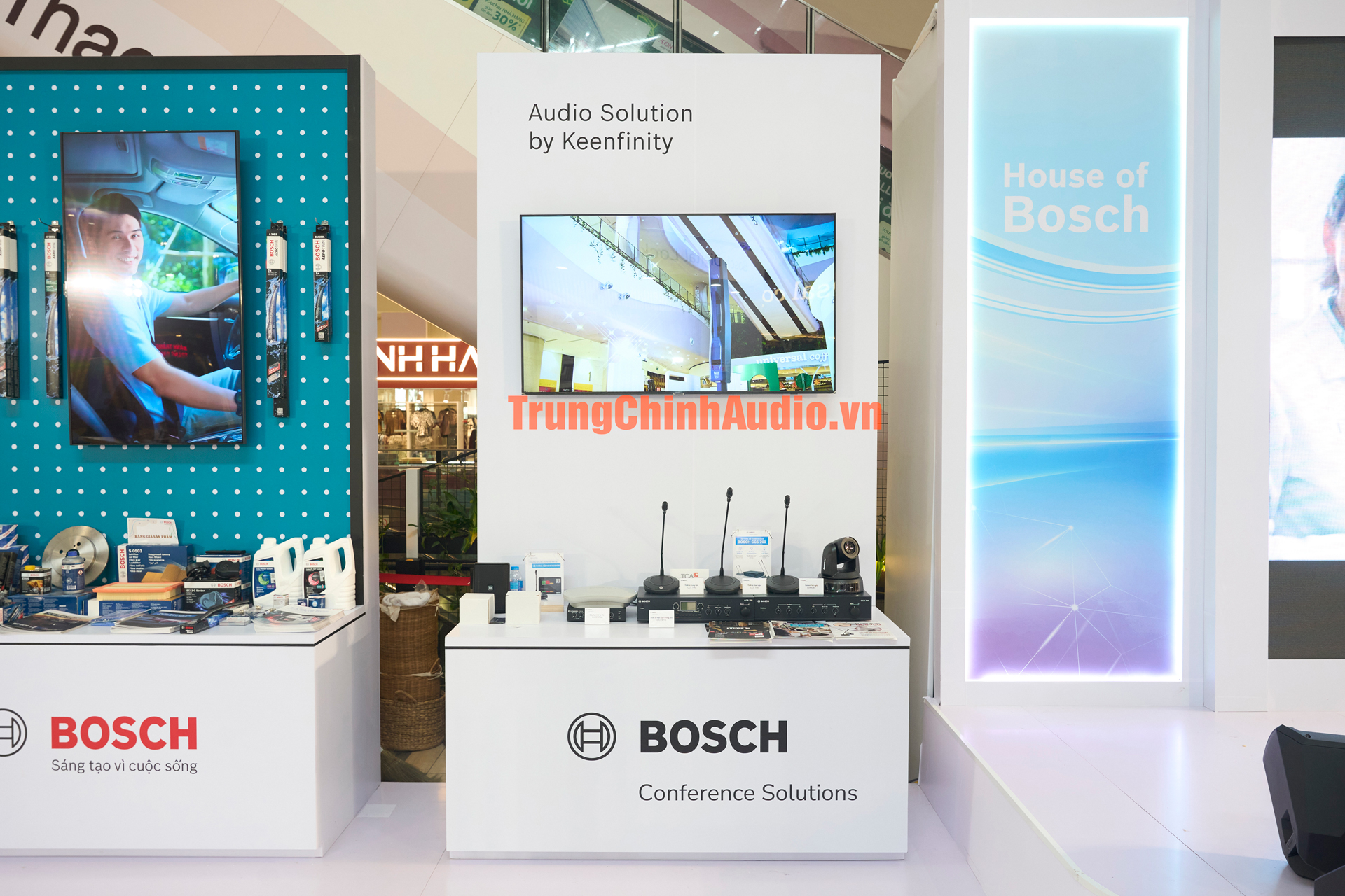 âm thanh hội nghị bosch dicentis tại bosch tech tour 2025