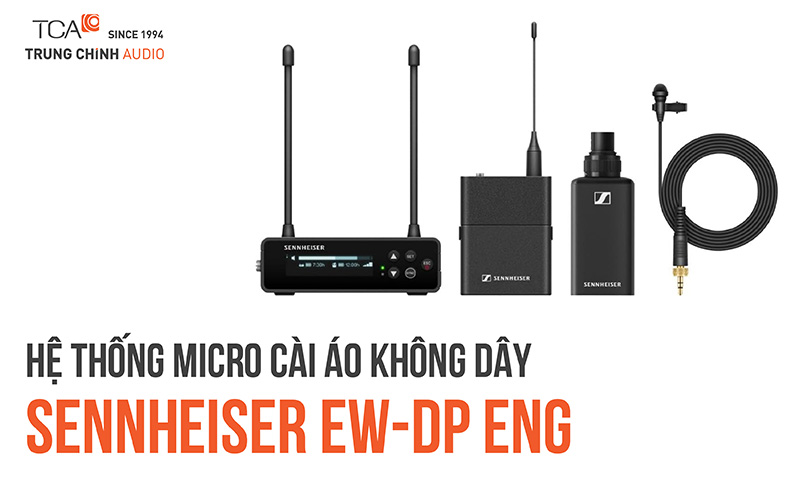 Hệ thống micro cài áo không dây Sennheiser EW-DP ENG